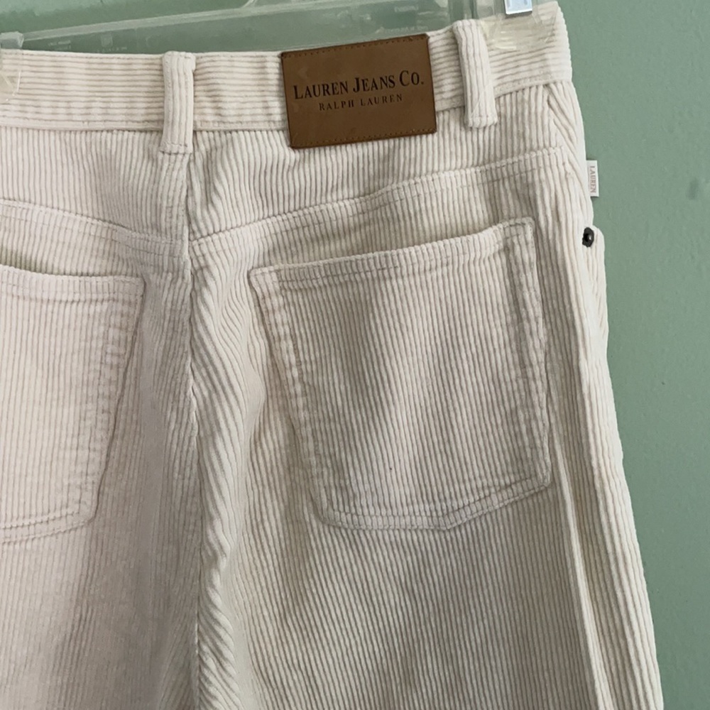 Vintage White Ralph Lauren Corduroy Pants